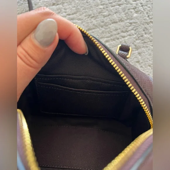 Coach Micro Bennett Satchel, Oxblood Heart Glitter - Picture 16 of 16